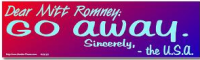 Go away Romney