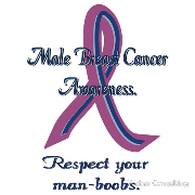 Male Breast Cancer Awareness - Respect your man boobs!