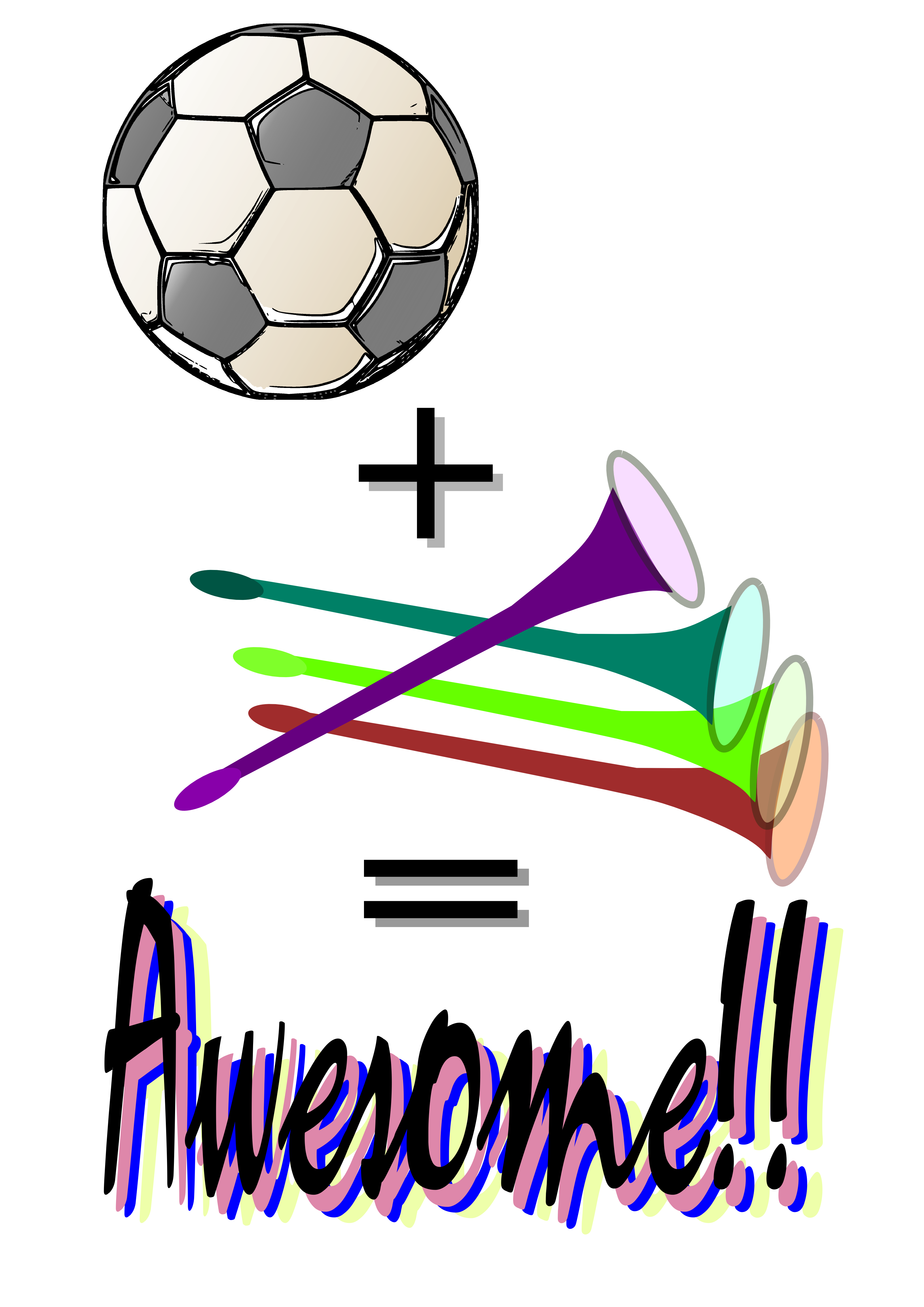 Soccer / Football + Vuvuzelas = awesome